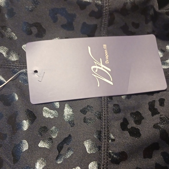 DRAGON FIT Women's Leggings High Waist Tummy Control Yoga Pants with Pockets - Picture 6 of 7